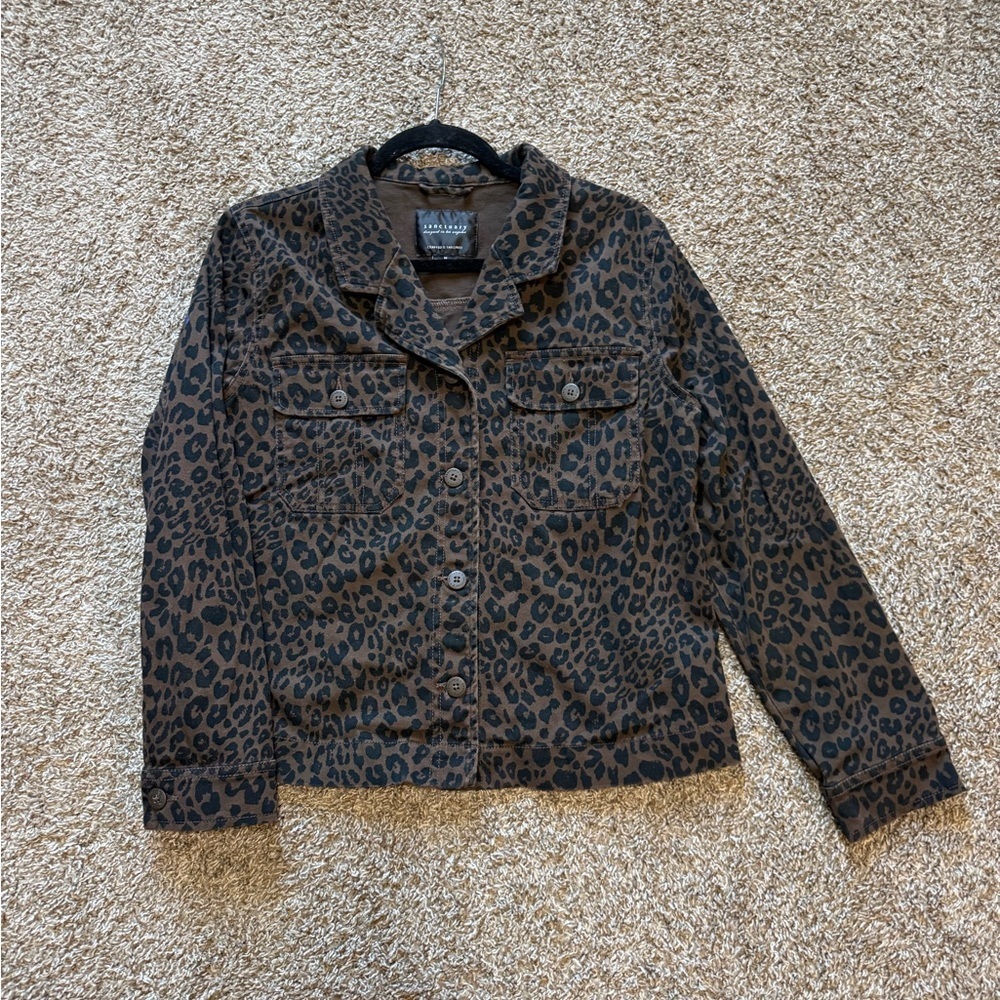 Sanctuary Leopard Utility Jacket - image 5